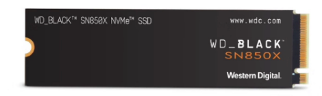 西数 黑盘 SN850X 1T PCIE 4.0 读7300写6600