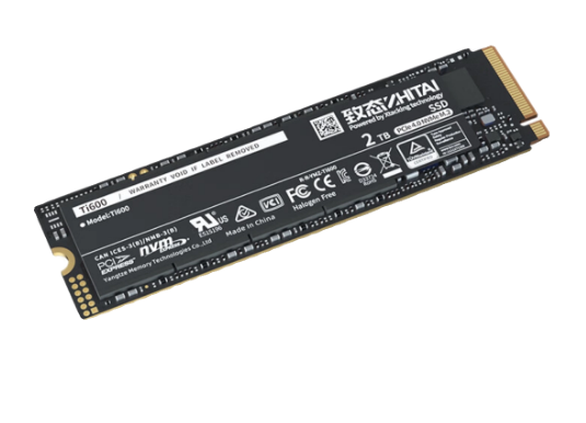 致态 TI600-1TB PCIE 4.0 读7000，写6000 QLC