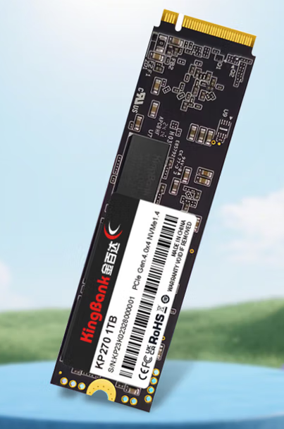 金百达 KP270 1T PCIE4.0 读7400 TLC 带独立缓存